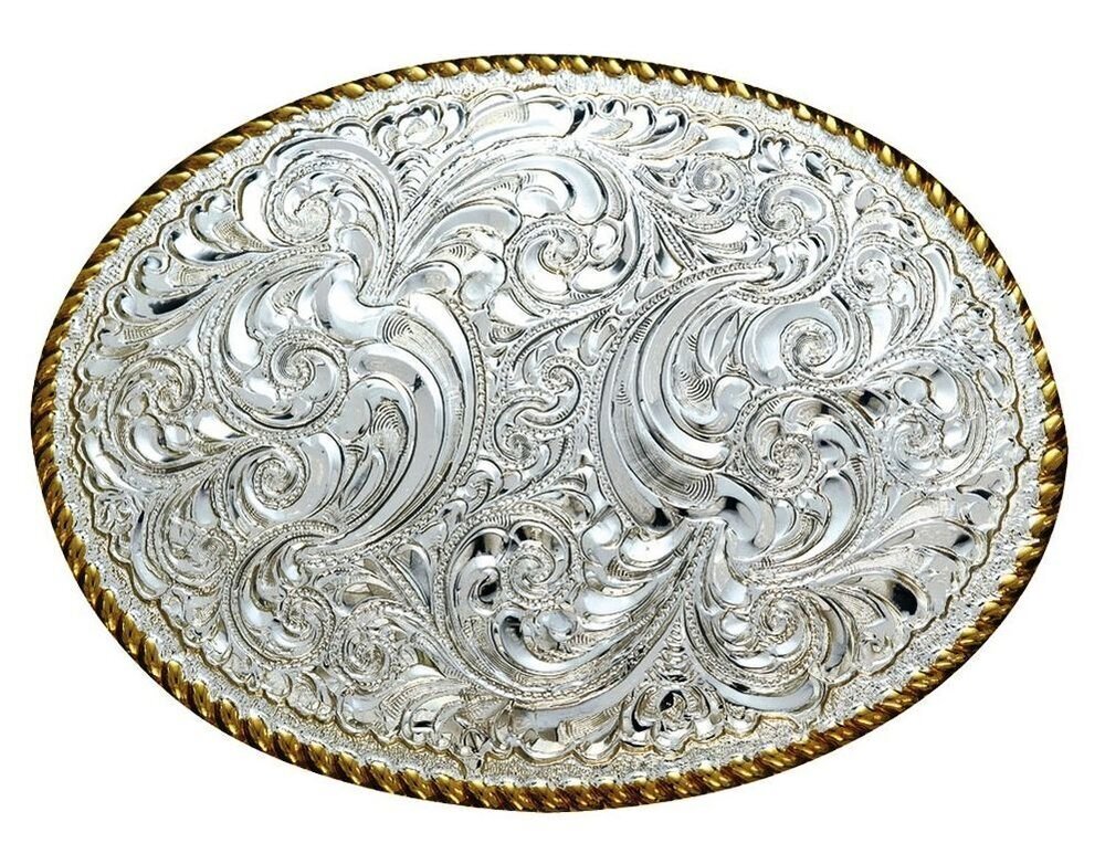 5163 Crumine Leaf Scroll Buckle